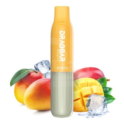 ZoVoo DragBar 600S-ZoVoo DragBar 600S Sigaretta Usa e Getta 600 Puff - Mango Ice