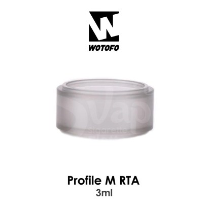 Atomiseurs en verre de remplacement-Wotofo Profile M RTA Verre de Remplacement 4ml-Wotofo