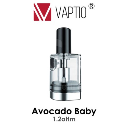 Pod Electronic Cigarettes Vaptio Avocado Baby Resistance Pod 1.2oHm