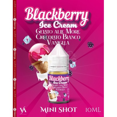 Mini Shots 10+20 Flavor Blackberry Ice Cream - Valkiria Mini Shot 10ml