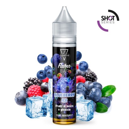 Mini-Shots 10+10-Aroma Blueberry Ice Flavour Bar – Suprem-e Mini Shot 10 ml-Suprem-e