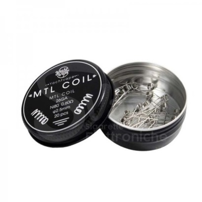 Résistances préfabriquées-Résistances préfabriquées MTL 26ga Ni80 0.6oHm - Yatchvape-Yatchvape
