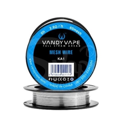 Fils de vaporisation résistifs-Vandy Vape KA1 Mesh Wire 80mesh 1,5 mètre-Vandy Vape