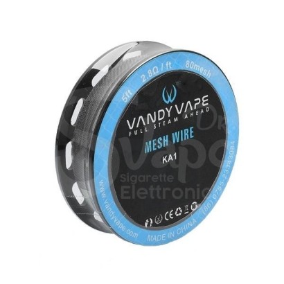 Resistive Vaping Wires Vandy Vape KA1 Mesh Wire 80mesh 1.5 meters