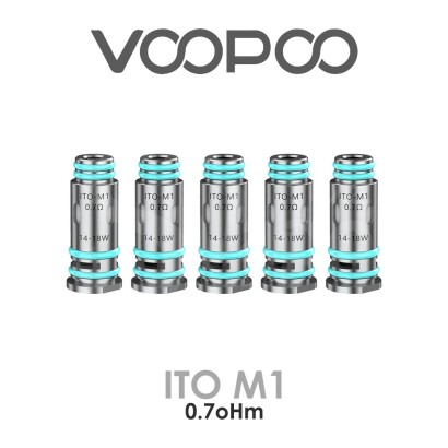 Résistances pour cigarettes électroniques-Résistance VooPoo ITO M1 0.7oHm-VooPoo