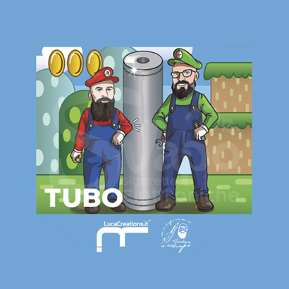 Mechanische Vape-Batterien-TUBE Il Santone Dello Svapo & Luca Creations-Luca Creations