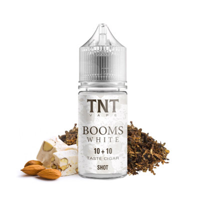 Mini Shots 10+10 Aroma Booms White - TNT Vape Mini Shot 10ml
