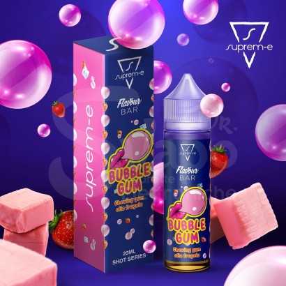 Shot 20+40-Aroma Bubble Gum Flavour Bar - Suprem-e Shot 20ml