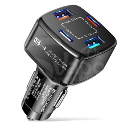 Vaping Ladegeräte-Caricatore USB auto con doppio USB PD20W-No Brand