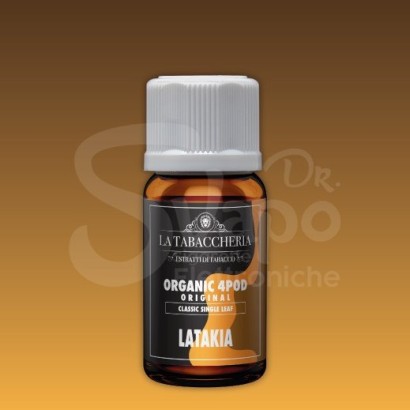 Concentrated Vaping Flavors Latakia - Aroma Organic 4 Pod - 10 ml - La Tabaccheria