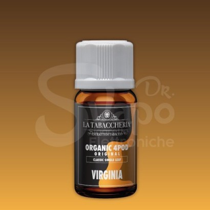 Concentrated Vaping Flavors Virginia - Aroma Organic 4 Pod - 10 ml - La Tabaccheria