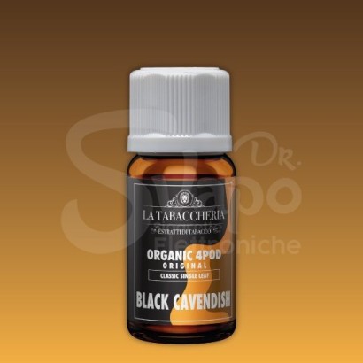 Saveurs de vapotage concentrées-Black Cavendish - Arôme Bio 4 Pod - 10 ml - La Tabaccheria-La Tabaccheria - Organic 4Pod