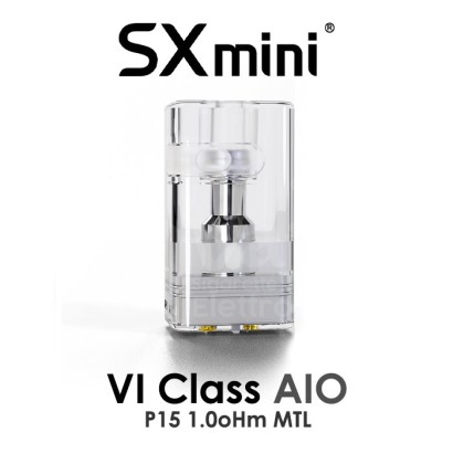 Pod Electronic Cigarettes Pod Resistance VI Class AIO P15 1.0oHm - SX Mini