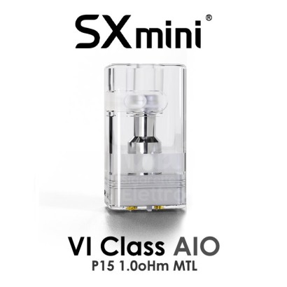 Pod Cartucce-Pod Resistenza VI Class AIO P15 1.0oHm - SX Mini 2pz