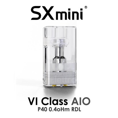 Pod Cartucce-Pod Resistenze VI Class AIO P40 0.4oHm - SX Mini 2pz