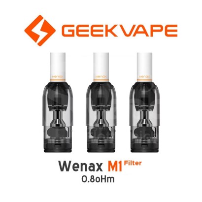 Pod Electronic Cigarettes Pod Resistance GeekVape Wenax M1 Filter 0.8oHm