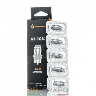 Résistances pour cigarettes électroniques-GeekVape NS Coil 1.6 oHm résistance pour Flint Tank et Frenzy Kit-GeekVape