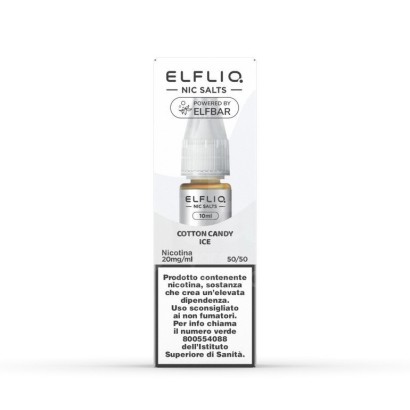 Ready Liquids 10ml Elfliq Cotton Candy Ice - Liquido Pronto 10ml