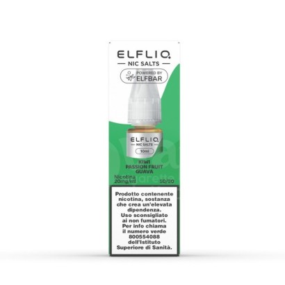 Ready Liquids 10ml Elfliq Kiwi Passion Fruit Guava - Liquido Pronto 10ml