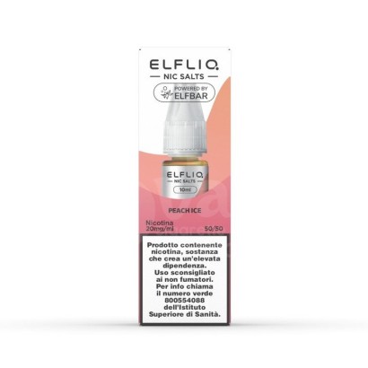 Ready Liquids 10ml Elfliq Peach Ice - Liquido Pronto 10ml
