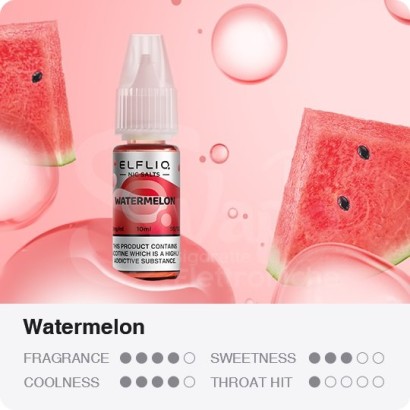 Ready Liquids 10ml Elfliq Watermelon - Liquido Pronto 10ml