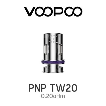 Résistances pour cigarettes électroniques-Résistance VooPoo PnP TW20 0.20oHm-VooPoo