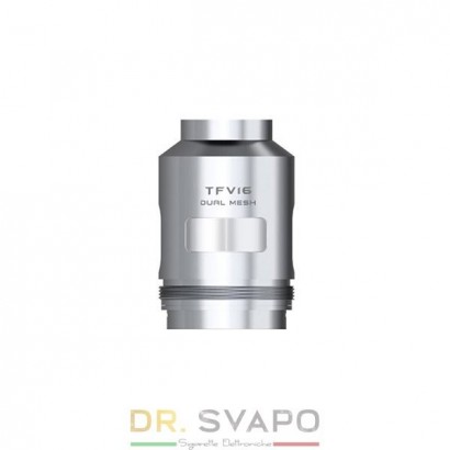 Resistenze-Resistenza SMOK TFV16 - Mesh Dual Coil 0.12 oHm