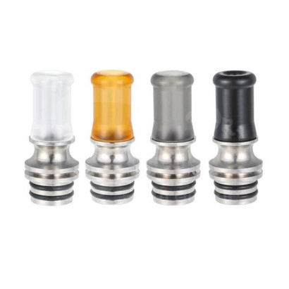 Drip Tip 510-Drip Tip 510 MTL con Dissipatore in acciaio Mod. V1051