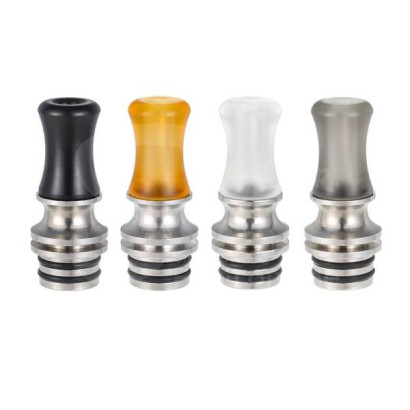 Drip Tip 510-Drip Tip 510 MTL con Dissipatore in acciaio Mod. V1071