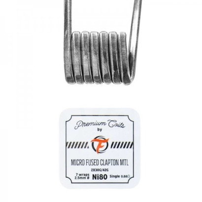 Resistive Vaping Wires Resistenze Prefatte Micro Fused Clapton MTL 0.88oHm - Fumytech