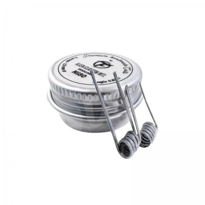 Fils de vaporisation résistifs-Résistances préfabriquées Alien Clapton MTL Ni80 0.63oHm - Fumytech-Fumytech