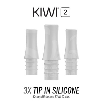 Drip Tip Sigarette Elettroniche-Drip Tip in Silicone per KIWI - KIWI VAPOR