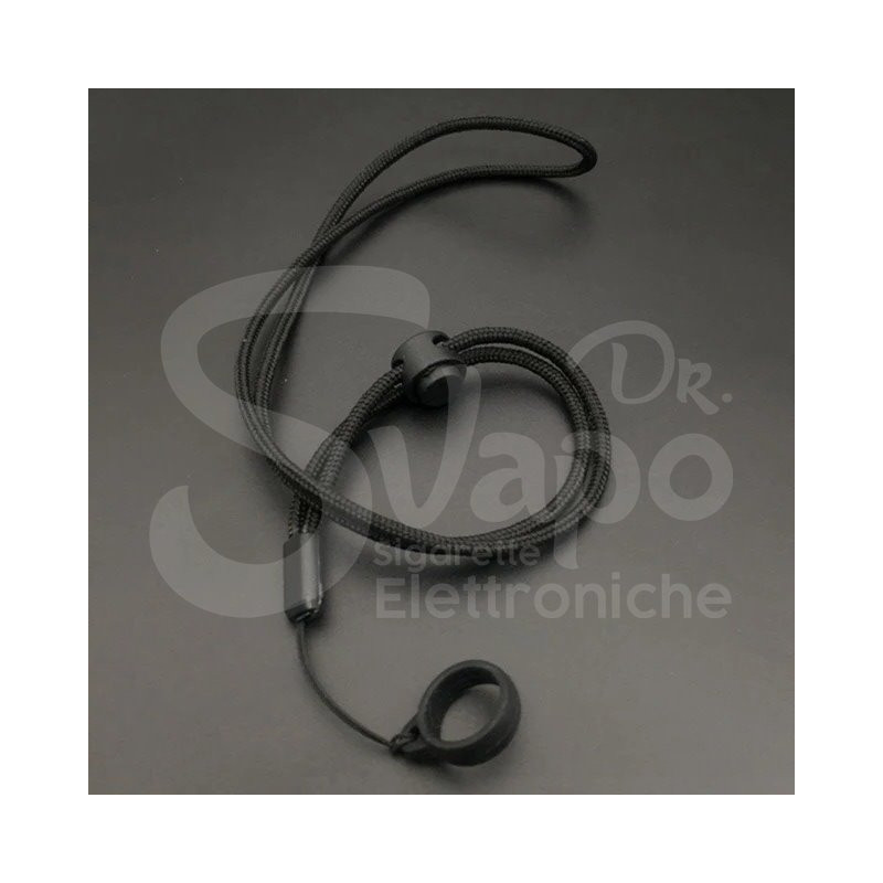 Collana porta sigaretta regolabile con anello in silicone Mod. G2390