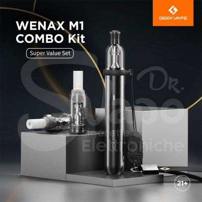 Cigarettes électroniques-Kit combiné GeekVape Wenax M1 0,8 ohm-GeekVape