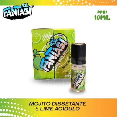 Mini-Shots 10+10-Limetten-Mojito-Eisgeschmack – Fantasi Mini Shot 10 ml-Fantasi