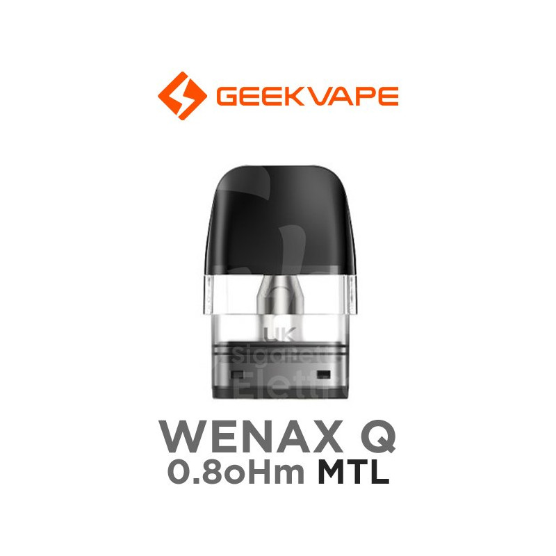 Pod Resistenze Wenax Q Pod 0.8oHm - GeekVape: Acquista in Pod Cartucce al  miglior prezzo
