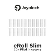 Filtri in cotone-Filtri in cotone Drip Tip Joyetech eRoll Slim 20pz