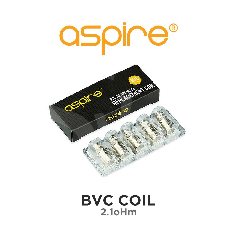 Resistors for Electronic Cigarettes Aspire BVC Coil 2.1oHm resistors