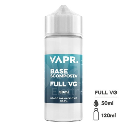 Pflanzliches Glycerin FULL VG 50 ml in 120 ml Flasche – VAPR