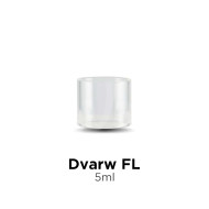 Vetri di Ricambio Atomizzatori-Vetro Serbatoio di ricambio per Dvarw FL 22 RTA - 5ml