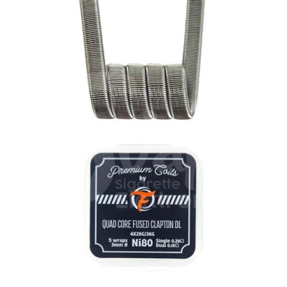 Resistenze Quad Core Fused Clapton DL Ni80 0.2oHm 3mm - Fumytech