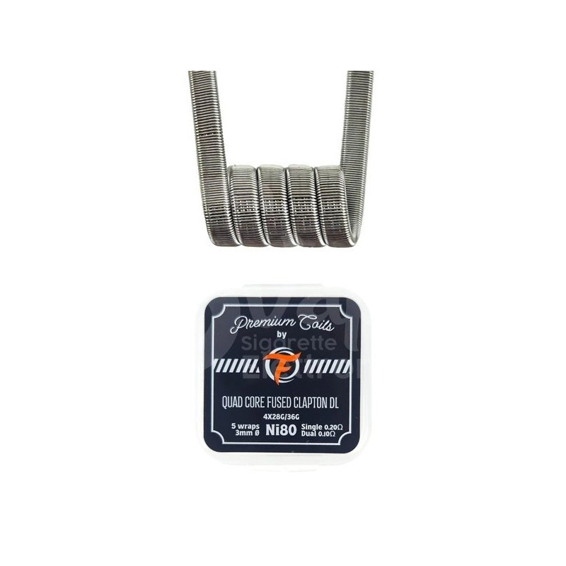 Resistenze Quad Core Fused Clapton DL Ni80 0.2oHm 3mm - Fumytech
