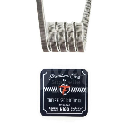 Resistenze Triple Fused Clapton DL Ni80 0.3oHm 3mm - Fumytech