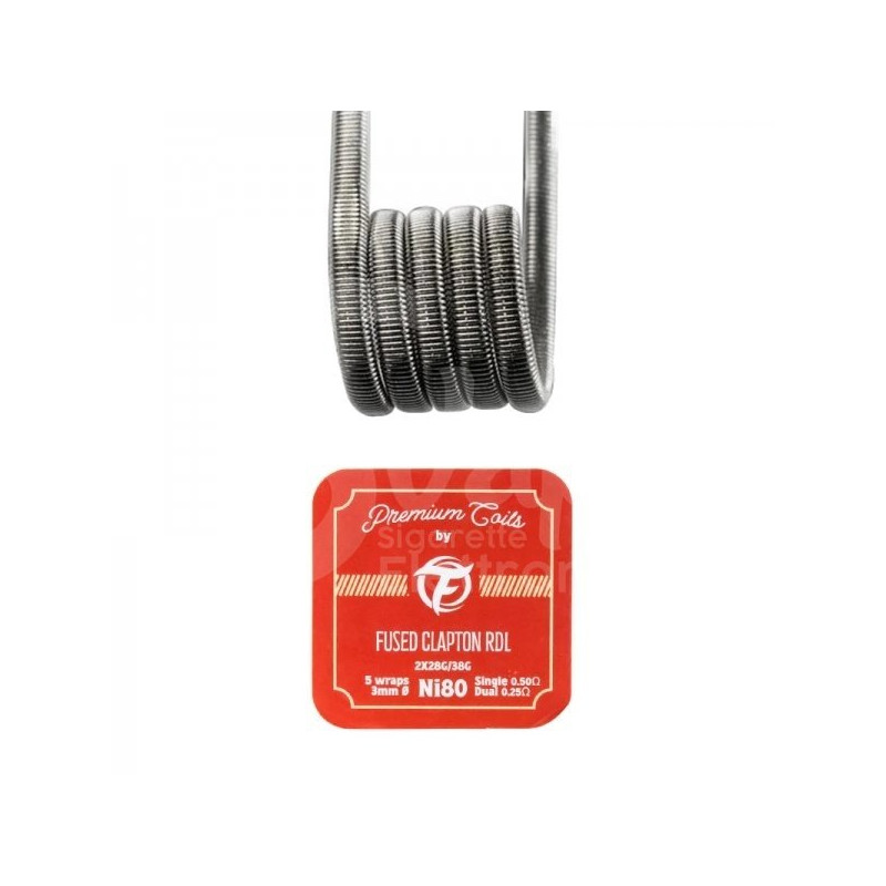 Resistenze Fused Clapton RDL Ni80 0.5oHm 3mm - Fumytech