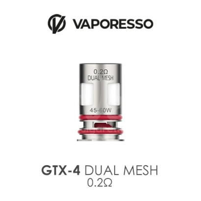 Resistenza GTX-4 Dual Mesh 0.2oHm - Vaporesso