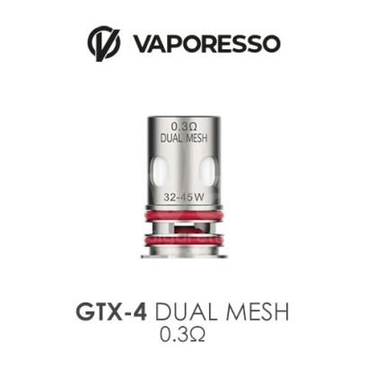 Resistenza GTX-4 Dual Mesh 0.3oHm - Vaporesso